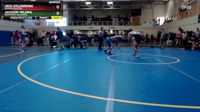 165 lbs Semifinal - Jack Golowenski, Ouachita Baptist vs Jackson Wilkins, Northeast Oklahoma