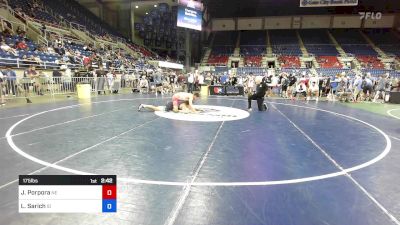 175 lbs Cons 64 #2 - James Porpora, NE vs Luke Sarich, ID