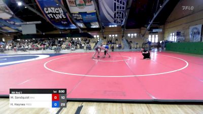 207 kg Rr Rnd 1 - Madison Sandquist, Shu vs Henlee Haynes, Presbyterian College