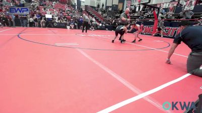 100 lbs Consolation - Jerry Howland, Caney Valley Wrestling vs Robert Reyes, Enid Youth Wrestling Club