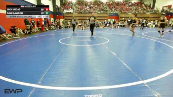 120 lbs Quarterfinal - Jack Lucas, Sapulpa vs Cale Lawson, Jenks