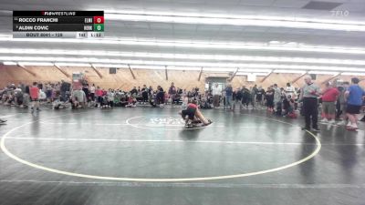 128 lbs Quarterfinal - Rocco Franchi, Elmira Heights vs Aldin Covic, Herkimer