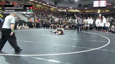 120 lbs Quarterfinal - Adrian Zamora-Garcia, Carlisle vs Kane Keller, Waverly-Shell Rock