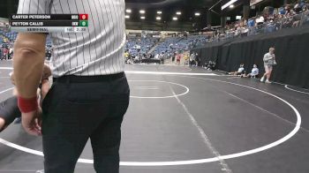 184 lbs Semifinal - Carter Peterson, Northwestern (Iowa) vs Peyton Callis, Oklahoma Wesleyan