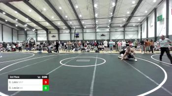 190 lbs 3rd Place - Garrett Lees, Southwest Washington WC vs Duane Leslie, Big Cat Wrestling