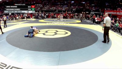 D2-150 lbs Quarterfinal - Jake Hughes, Beaver Local vs Giovanni Duniec, Padua Franciscan