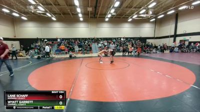 106C Round 2 - Lane Schaff, Natrona County vs Wyatt Garrett, Campbell County