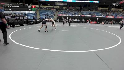 197 lbs Cons. Round 2 - Kj Fry, Graceland vs 4 Elijah Hynes, Missouri Valley