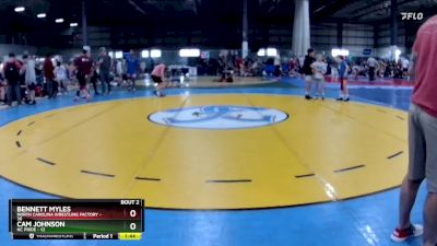 85 lbs Semifinals (4 Team) - Bennett Myles, NORTH CAROLINA WRESTLING FACTORY vs Cam Johnson, NC PRIDE