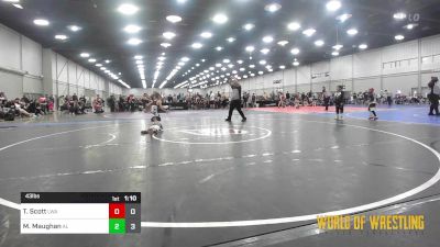 43 lbs Semifinal - Tucker Scott, LWA 9U vs Mason Maughan, Aggression Legionaries 4