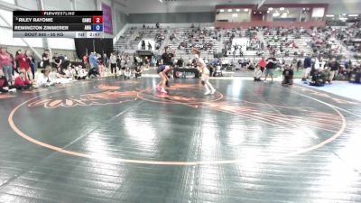 55 kg Cons. Quarters - Riley Rayome, Cardinal WC vs Remington Zimmerer, Ascent Wrestling Academy
