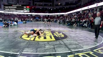 130 lbs Semifinal - Kiana Trudell, Meridian vs Kali Waggoner, Tri-Valley