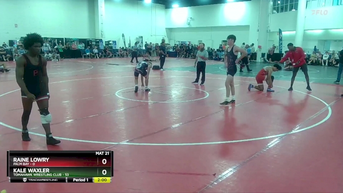 165 lbs Round 2 (10 Team) - Raine Lowry, Palm Bay vs Kale Waxler ...