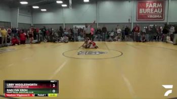 85-89 lbs Round 3 - Libby Wigglesworth, Legend Wrestling Club vs Raelynn Kroh, Front Royal Wrestling Club