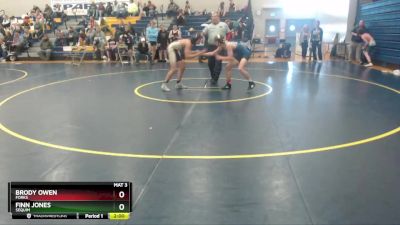 126 lbs Quarterfinal - Brody Owen, Forks vs Finn Jones, Sequim