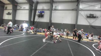 90 lbs Rr Rnd 3 - Preston Beckett, UP Outlaws vs Rudy Sawyer, Hotshots Wrestling