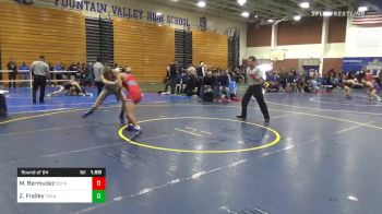 126 lbs Prelims - Manuel Bermudez, Buchanan vs Zach Frailey, Trabuco Hills