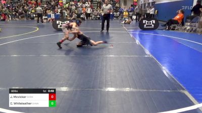 80 lbs Round Of 32 - Joshua Mcvicker, SVRWC vs Case Whiteleather, SHWA