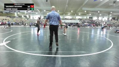 135 lbs Quarterfinal - Andre Hogan, Dawgs Wrestling Club vs Maximus Yacopino, Rabbit Wrestling Club