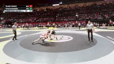 132 lbs 7th Place Match - Blake Frantz, Wadsworth vs Kyle Scavuzzo, Med. Highland