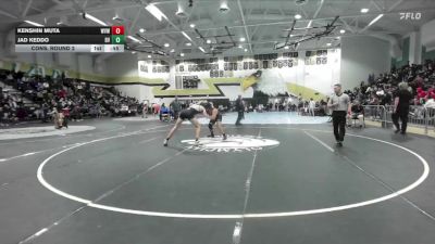 192 lbs Cons. Round 2 - Kenshin Muta, Westview vs Jad Keddo, Bonita Vista