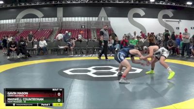 129 lbs Placement Matches (8 Team) - Maxwell Countryman, Team Missouri vs Gavin Mason, Legacy National