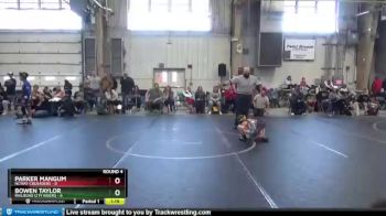 52 lbs Round 4 (8 Team) - Bowen Taylor, Railroad City Riders vs Parker Mangum, NCWAY Crusaders