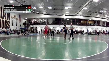 133 lbs Semifinal - Vicente Navarro, Unattached vs Ethan Smith, Unattached