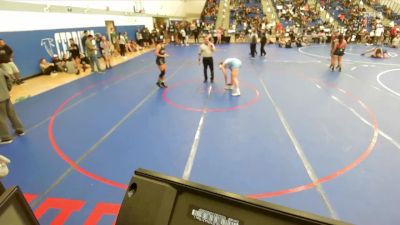155 lbs Cons. Semi - Marley Zepeda, Santa Ana Wrestling Club vs Daenna Covarrubias, Pounders Wrestling Club