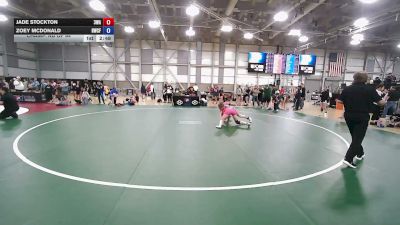 53 kg Champ. Rd Of 64 - Jade Stockton, 308 Wrestling Academy vs Zoey McDonald, Heatwave Wrestling Club FL