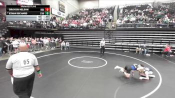 4A 132 lbs Cons. Round 1 - Ethan Richard, Stansbury vs Draycin Nelson, Ridgeline