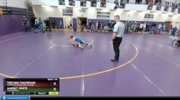 70 lbs Round 2 - Garret White, Thermopolis vs Treysen Thompson, Shoshoni Junior High School