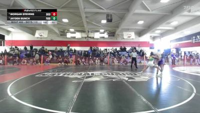 Boys 115 lbs Cons. Semi - Morgan Stevens, Shasta Boys vs Jayden Bunch, Paradise Boys