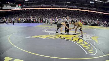 D1-175 lbs Champ. Round 1 - Luke Johnson, Oxford HS vs Elon Taylor, Fraser HS