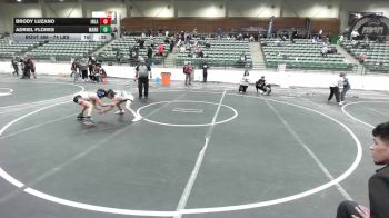 74 lbs 3rd Place - Brody Luzano, Inland Elite WC vs Adriel Flores, Warriors Of Christ