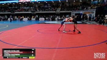 140 lbs Cons. Round 3 - Cayson Mastberg, Palmer High School vs Bryson Schilling, Student Wrestling Development Program