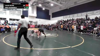 150 lbs Quarterfinal - Niko Valenzuela, Fountain Valley vs Calen Reyna, Servite