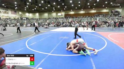 132 lbs Rr Rnd 3 - Jaden Davis, No Team vs Steven Burlingham Jr, Sparks Wrestling