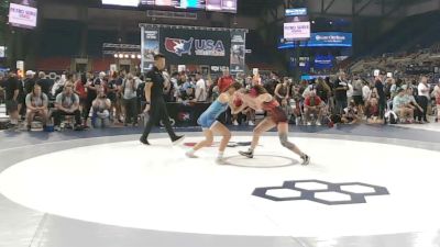115 lbs Champ. Rd Of 128 - Olivia Crull, Indiana vs Brenalen Fredriksen - Holm, Minnesota