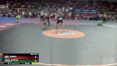 D 1 220 lbs Cons. Round 3 - Trent Santos, Holy Cross vs Joey Juneau, Airline