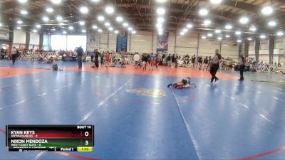 48 lbs Rd# 7- 10:45am Saturday Final Pool - Nixon Mendoza, West Coast Elite vs Kyan Keys, Untouchables