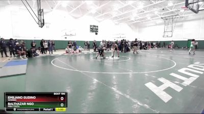 126 lbs Cons. Round 1 - Emiliano Gudino, Warren vs Balthazar Ngo, Mira Costa