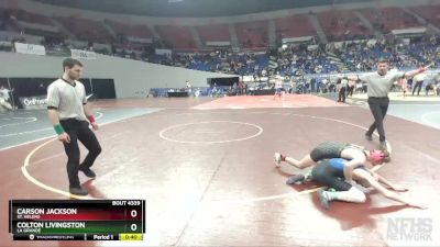 4A-113 lbs Cons. Semi - Carson Jackson, St. Helens vs Colton Livingston, La Grande