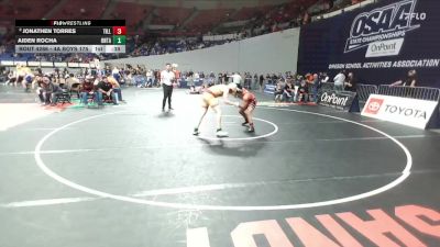 4A Boys 175 lbs Cons. Round 2 - Jonathen Torres, Tillamook Boys vs Aiden Rocha, Ontario Boys