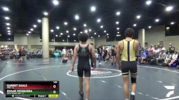 120 lbs Semis & 5th Wb (32 Team) - Garret Sauls, PWC vs Edgar Mosquera, Gulf Coast WC