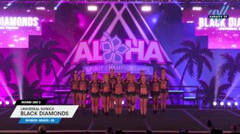 Universal Sonics - Black Diamonds [2025 L5 Senior - D2 Day 2] 2025 Aloha Grand Nationals
