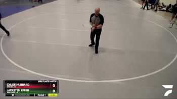 85 lbs Placement (4 Team) - Chloe Hubbard, GMLOS vs Jacksten Knish, WEM/JWP