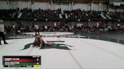 174 lbs Cons. Round 4 - Robert Major, Indiana vs Ryan Boucher, Michigan State