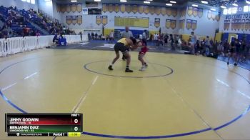 106 lbs Round 2 (8 Team) - Benjamin Diaz, Longwood WC vs Jimmy Godwin, Griffin Fang