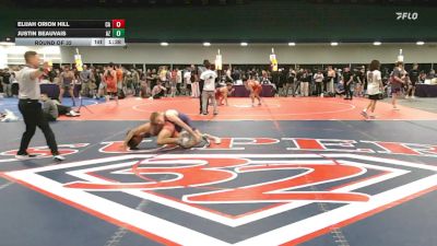 138 lbs Round Of 32 - Elijah Orion Hill, CA vs Justin Beauvais, AZ